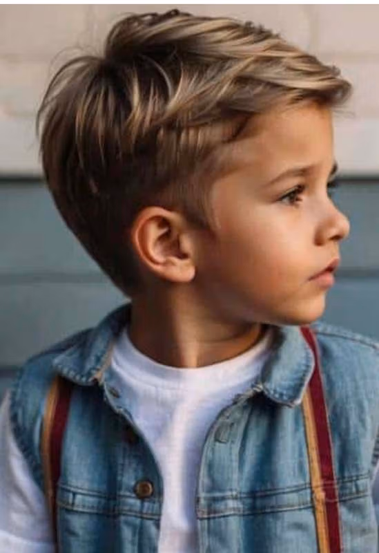 Coupe enfant cheveux mi long chez coiffure préférence