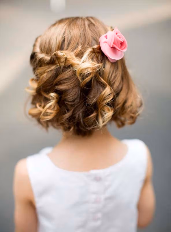 Coupe pour fillette chez coiffure préférence